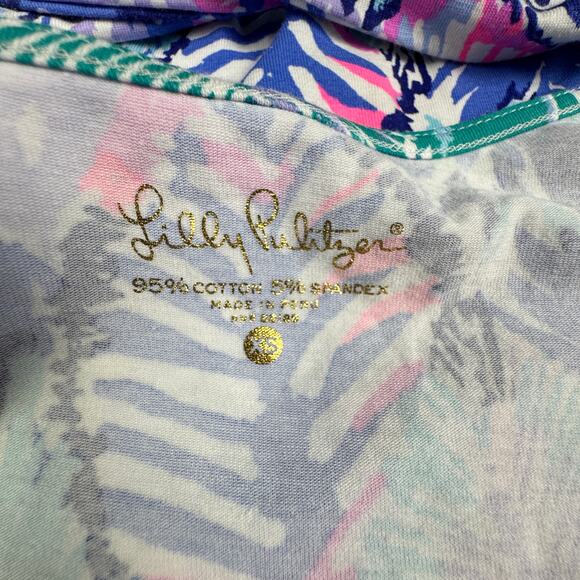 Lilly Pulitzer Tristan Top Boat Neck Long-Sleeve Size XS Twist Back Keyhole - Picture 7 of 12